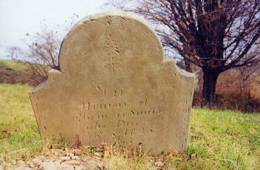 Ebenezer Smith, Launt Hollow Road Cemetery