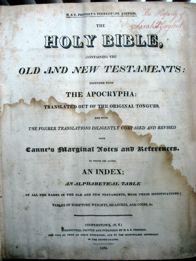 Smith Bible 1765
