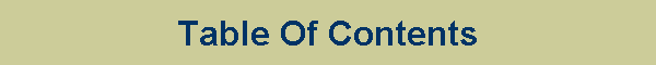 Table Of Contents