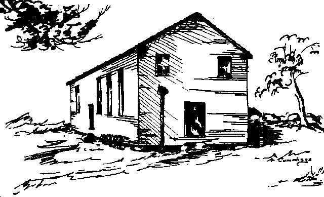 Drawing of Bolan's Church