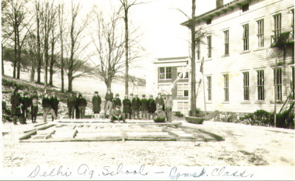 Delhi Ag School Construction Class