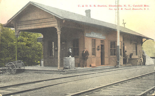 U. & D. R.R. Station, Bloomville, N.Y.