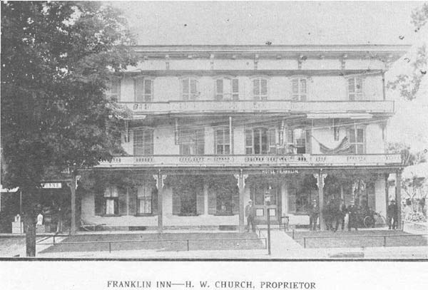 Franklin Inn - H. W. Church, Proprietor