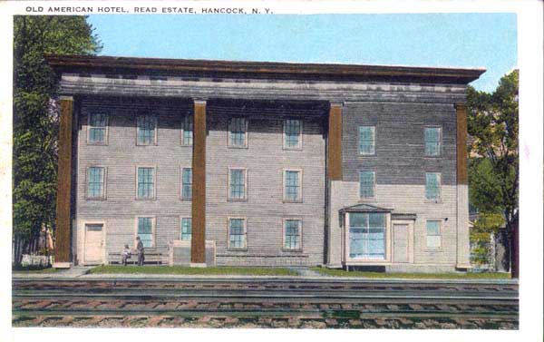 Hancock - Old American Hotel, Read Estate - undated