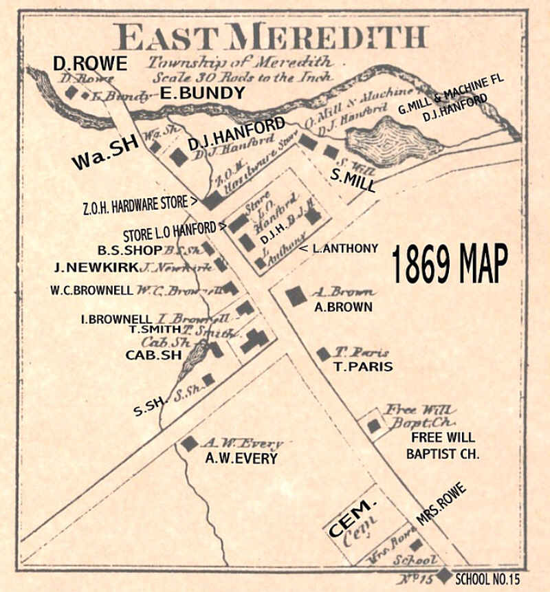 East Meredith - 1869