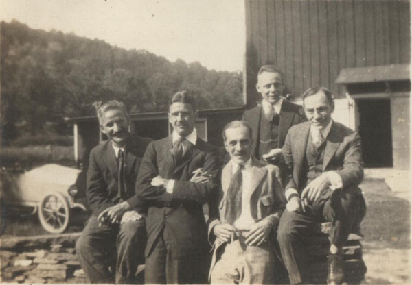 Group photo at the homestead