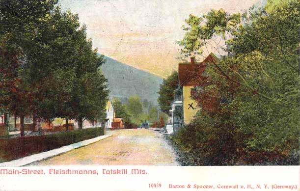 Main Street, Fleischmanns, Delaware County, NY