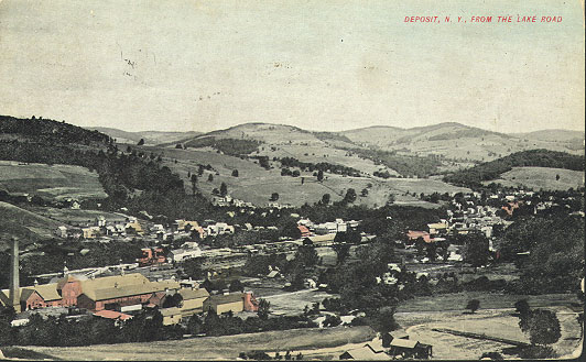 Deposit, NY., From the Lake Road