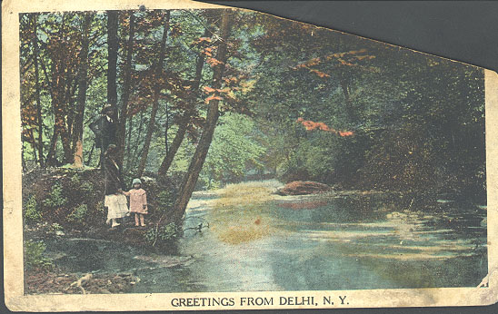 old postcard