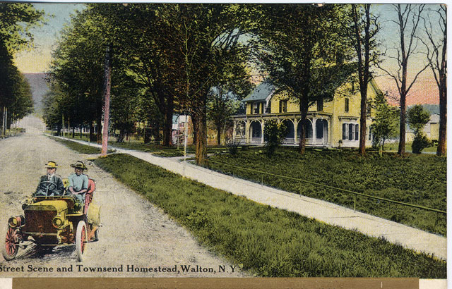 Street Scene and Townsend Homestead, Walton