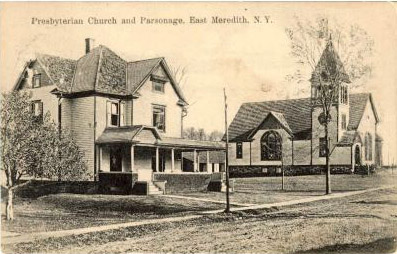 Presbyterian Church and Parsonage, East Meredith