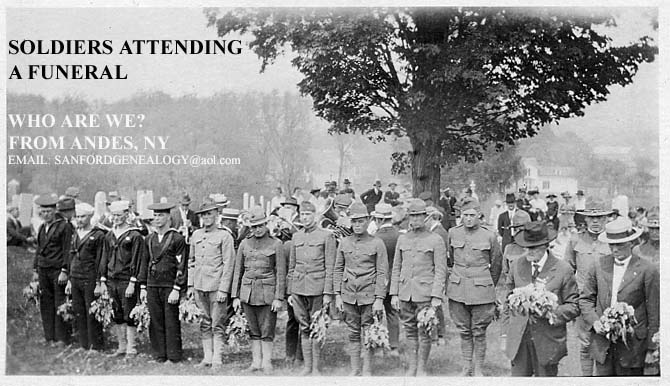 Soldiers Attending a Funeral