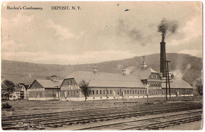Bordens Condensery in Deposit, N. Y.