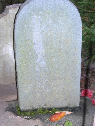 This is the 'other' Amy Wadsworth grave