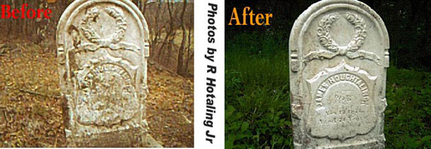 Houghtaling Cemetery Repair