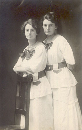 Anna Crook and Tillie Crook