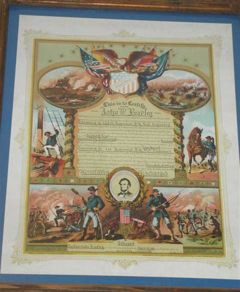 GAR Civil War Poster - Bradley