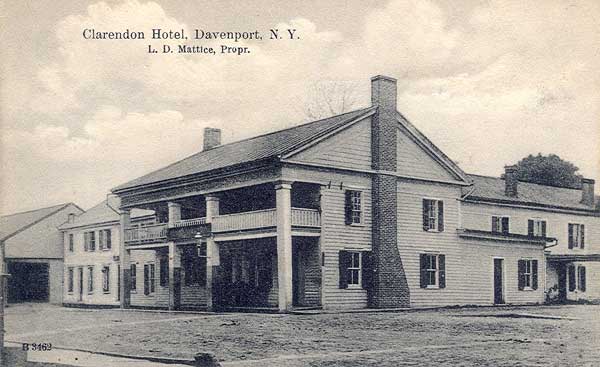 Clarendon Hotel, Davenport, NY