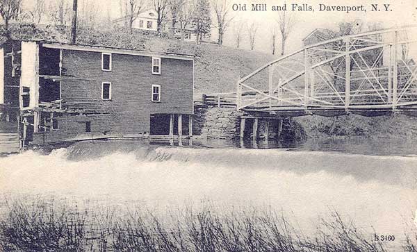 Old Mill and Falls, Davenport