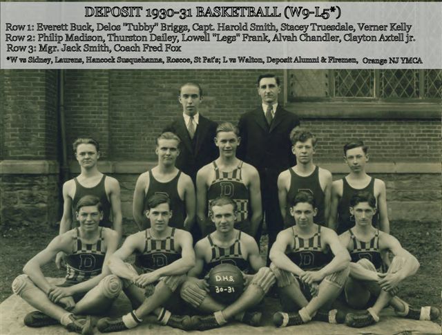 Deposit 1930-31 Basketball