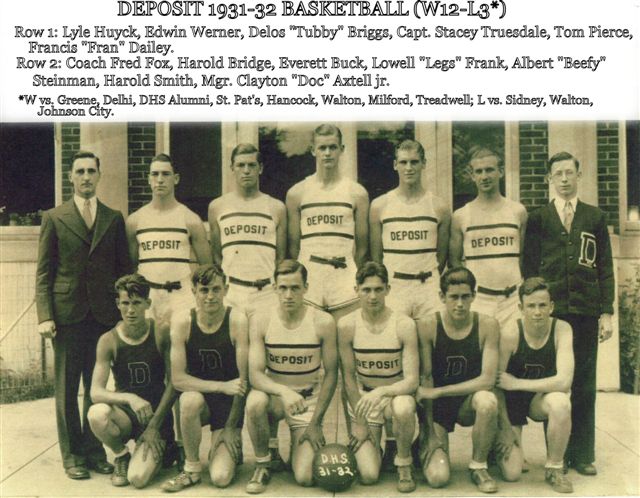Deposit 1931-32 Basketball