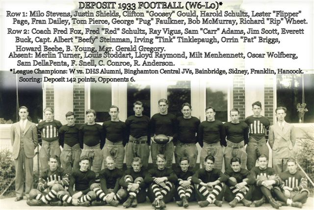 Deposit 1933 Football Team