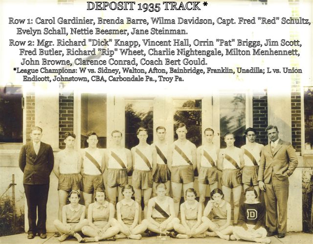 Deposit 1935 Track Team