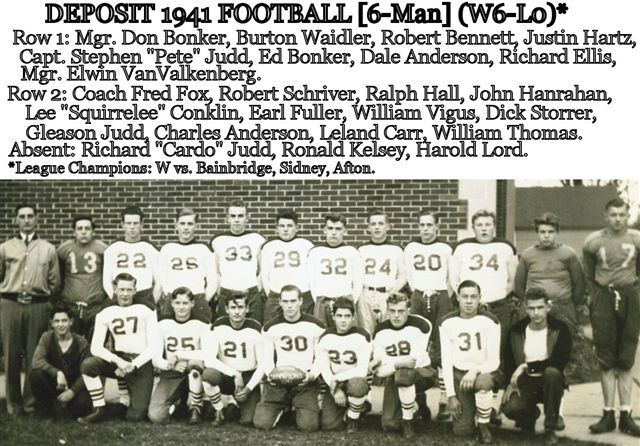 Deposit 1941 Football Team