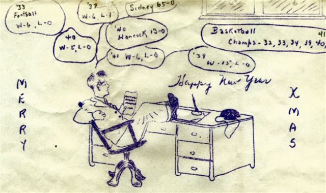 1944 Cartoon - Coach Fox