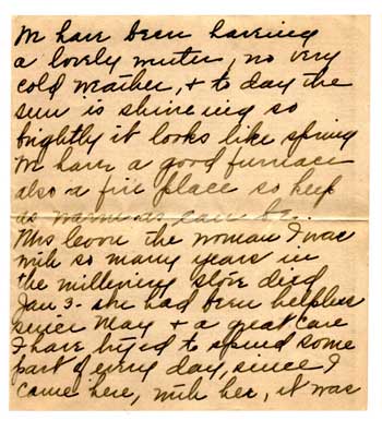 Birdie Persons Moore Letter