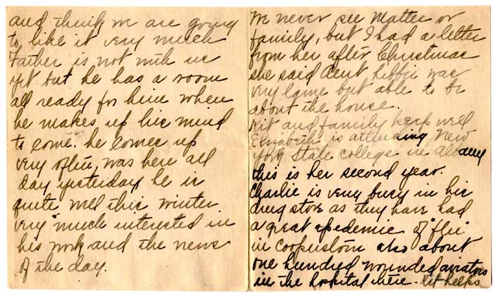 Birdie Persons Moore Letter