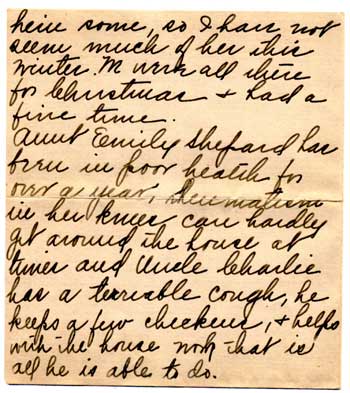 Birdie Persons Moore Letter