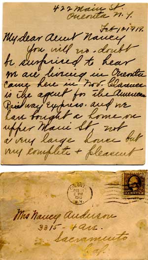 Birdie Persons Moore Letter