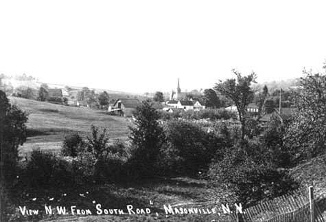 View N.W. from South Road, Masonville, N. Y.