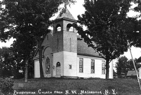 Presbyterian Church from N.W., Masonville, N.Y.