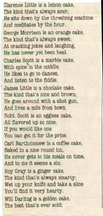 Cabin Hills poem