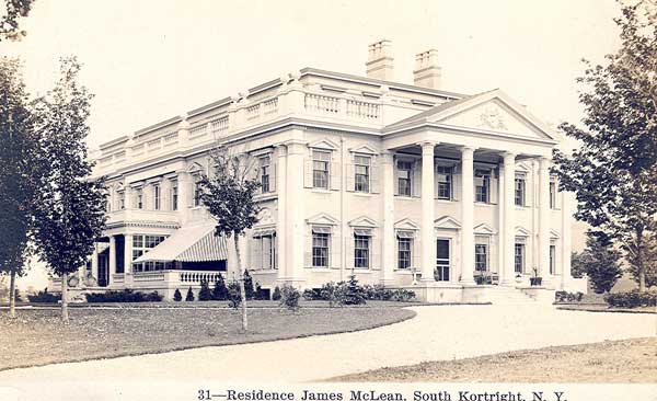 James McLean Residence, So. Kortright