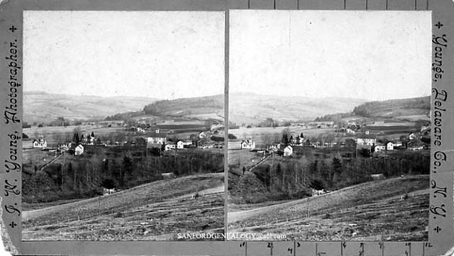 Stereoview - Youngs, NY
