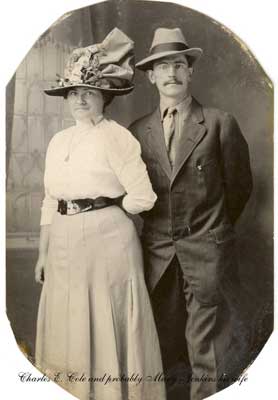 Charles E. Cole and wife Maryette Jenkins