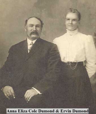 Anna Eliza Cole Dumond and Ervin Dumond