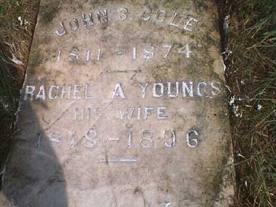 Gravestone of John S. Cole