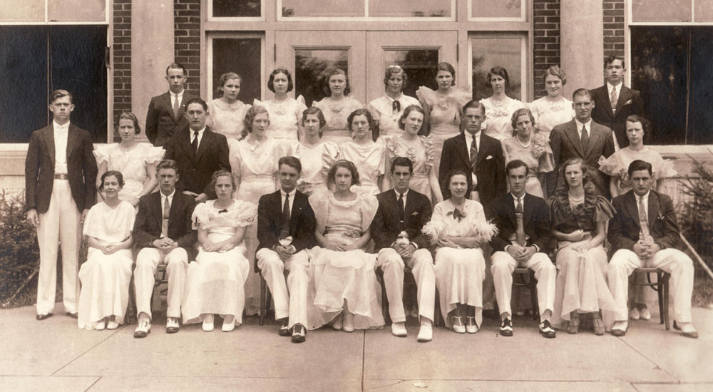 DHS Class Photo of 1934 - Formal