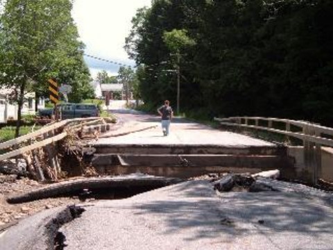 Washed Out Road by Meyers