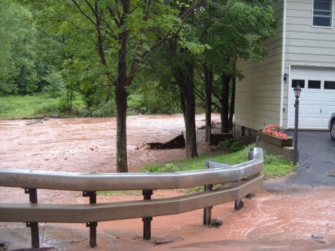 Kortright Creek along County Hwy. 10
