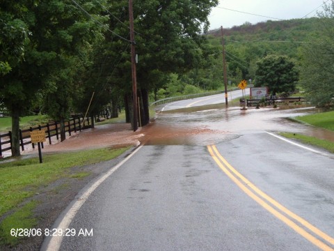 County Hwy. 12 by Mill Parking Lot