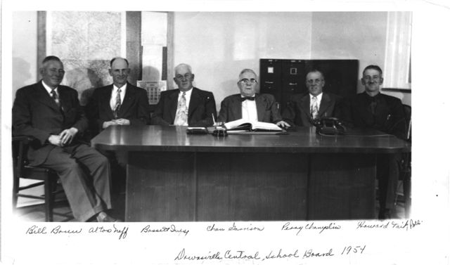 DOWNSVILLE CENTRAL SCHOOL BOARD - 1954