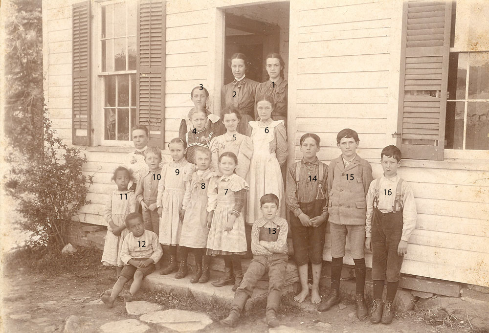 BIGGAR HOLLOW SCHOOL(Bovina District 8), June 1900