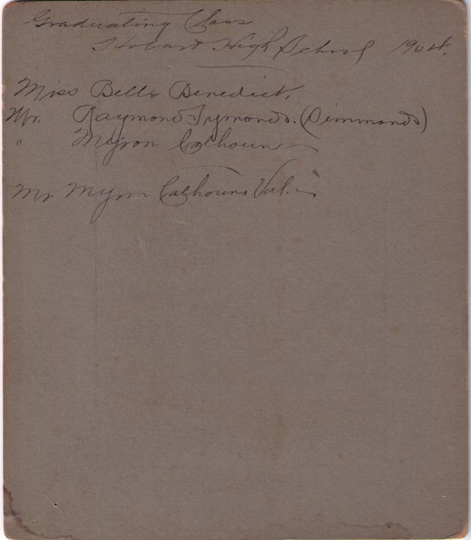 Grads of 1904 Hobart Class