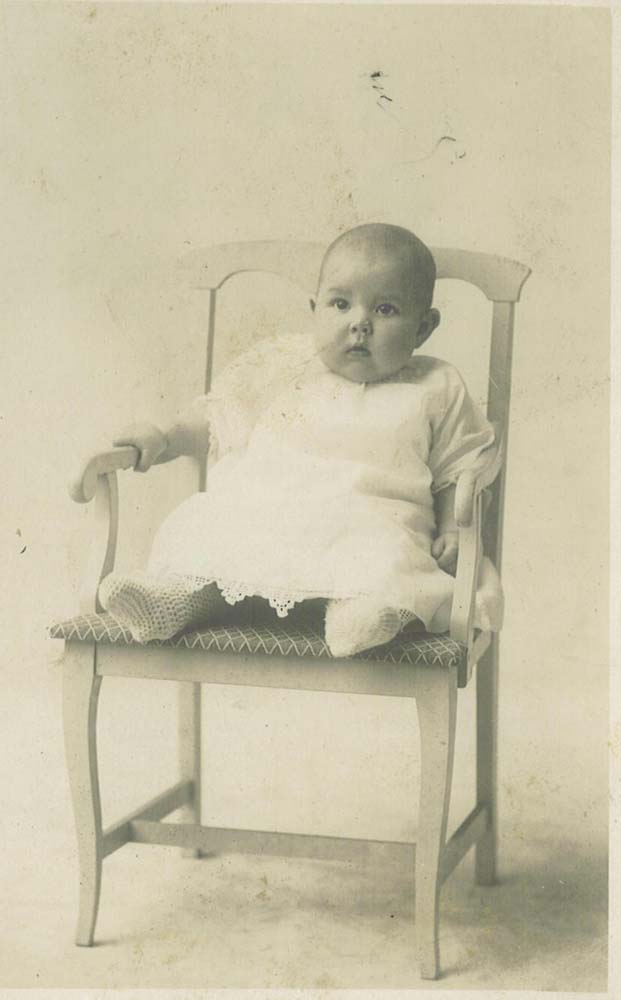 Mary Lathan at 4 mos.