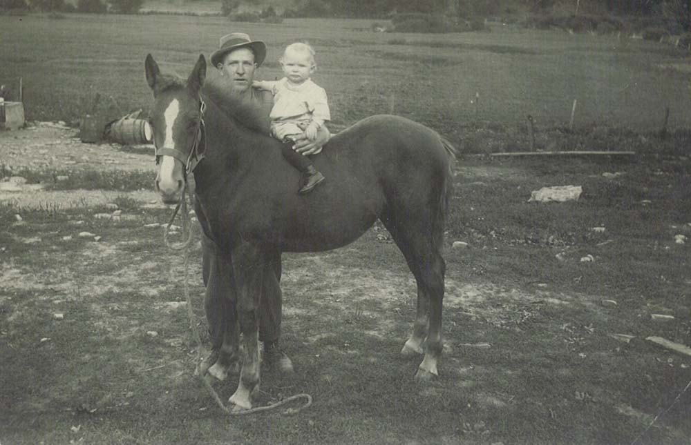 Roger Franks and horse